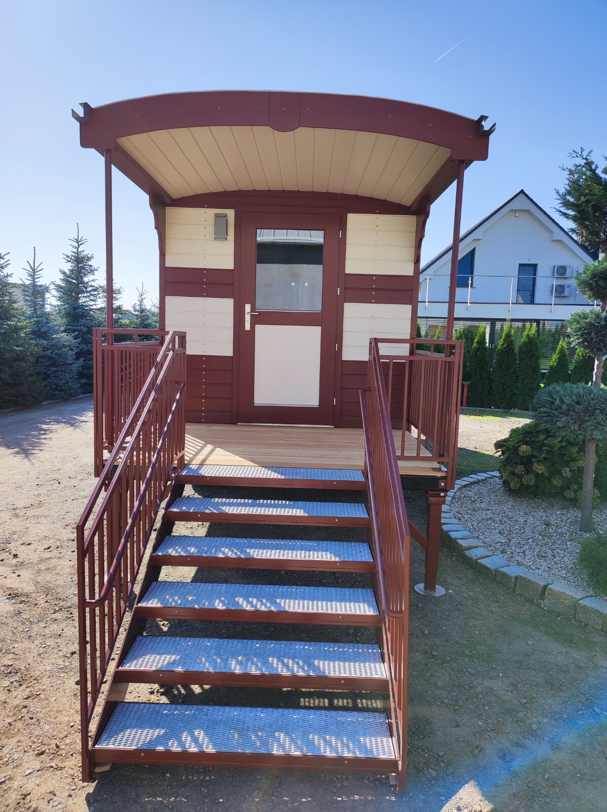 Tiny house on wheels for sale. The caravan (roulotte)