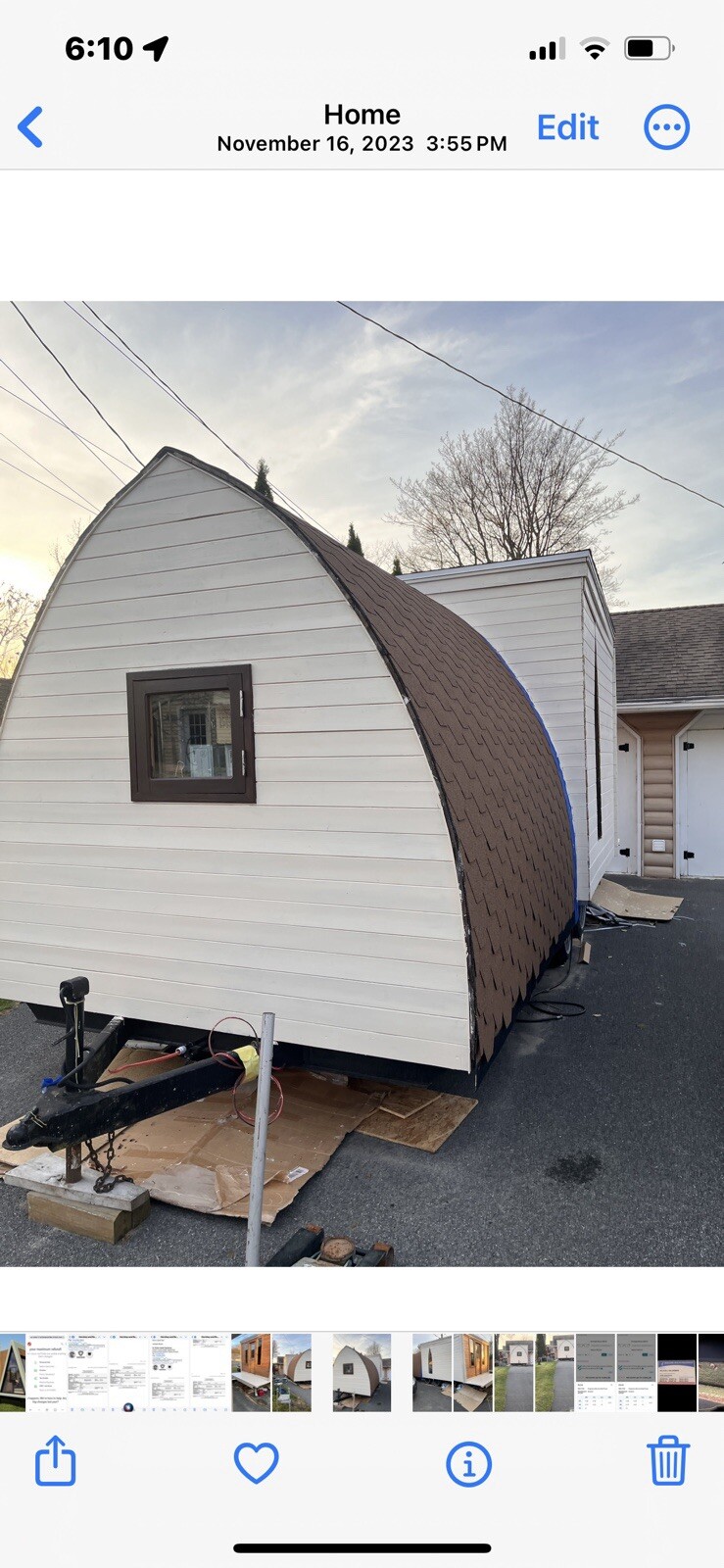 168 Sq Ft THOW – Tiny House Custom Built nearly done & be Finished before PU