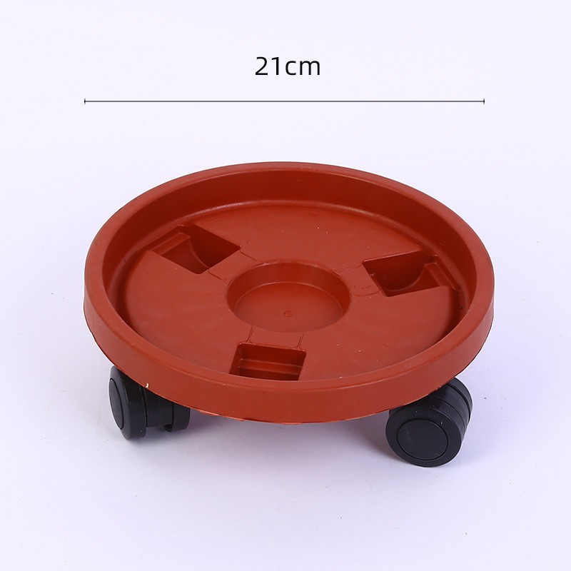 Removable Plant Stand Flower Pot Tray With Universal Wheel Heavy Rolling Flower