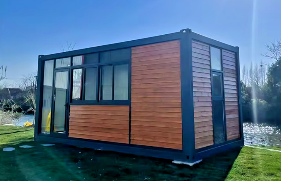 20FT Container House Pod, Custom Prefab Portable Outdoor Living Backyard Office