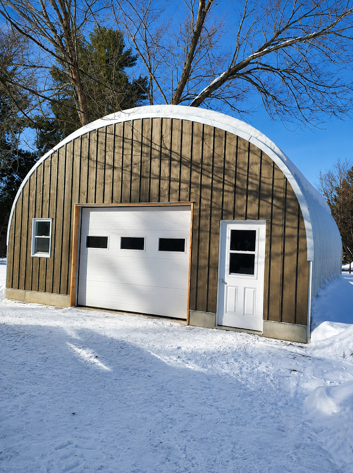 20x20x12 DuroSPAN Steel Barn Home Kit DIY Metal Building Open Ends Direct