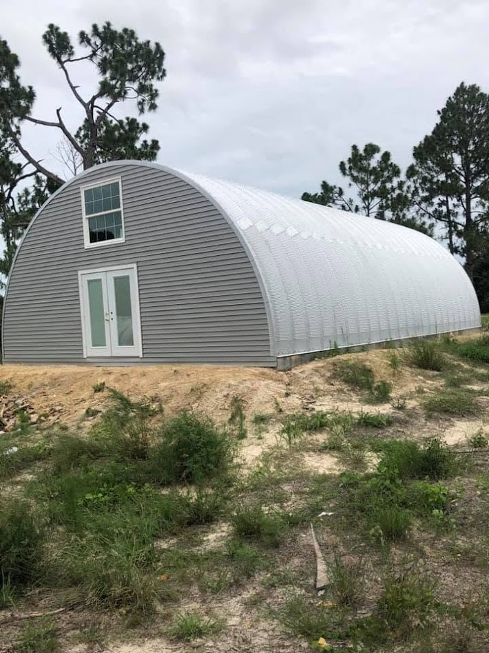 32x50x17 DuroSPAN Steel Building Quonest Home Homested Open Ends DIY Off Grid
