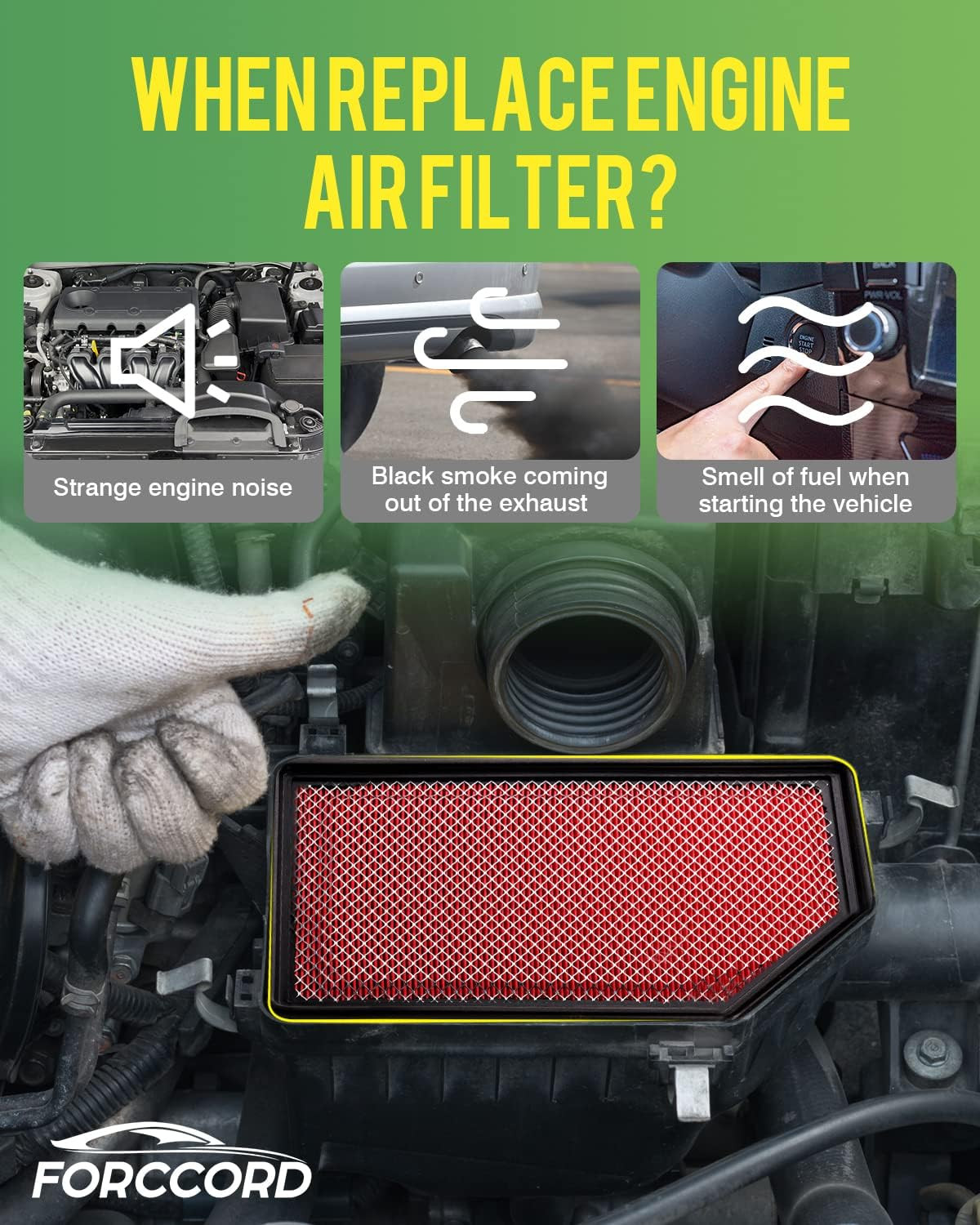 Cabin & Engine Air Filter Fit for Chevrolet Silverado 1500 2019-2026, Chevy Silv