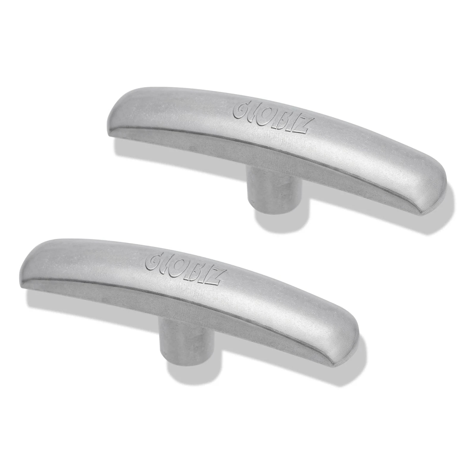 GLOBIZ RV Waste Water Valve Handles Replacement Fit for 1 2 Pack, Silver