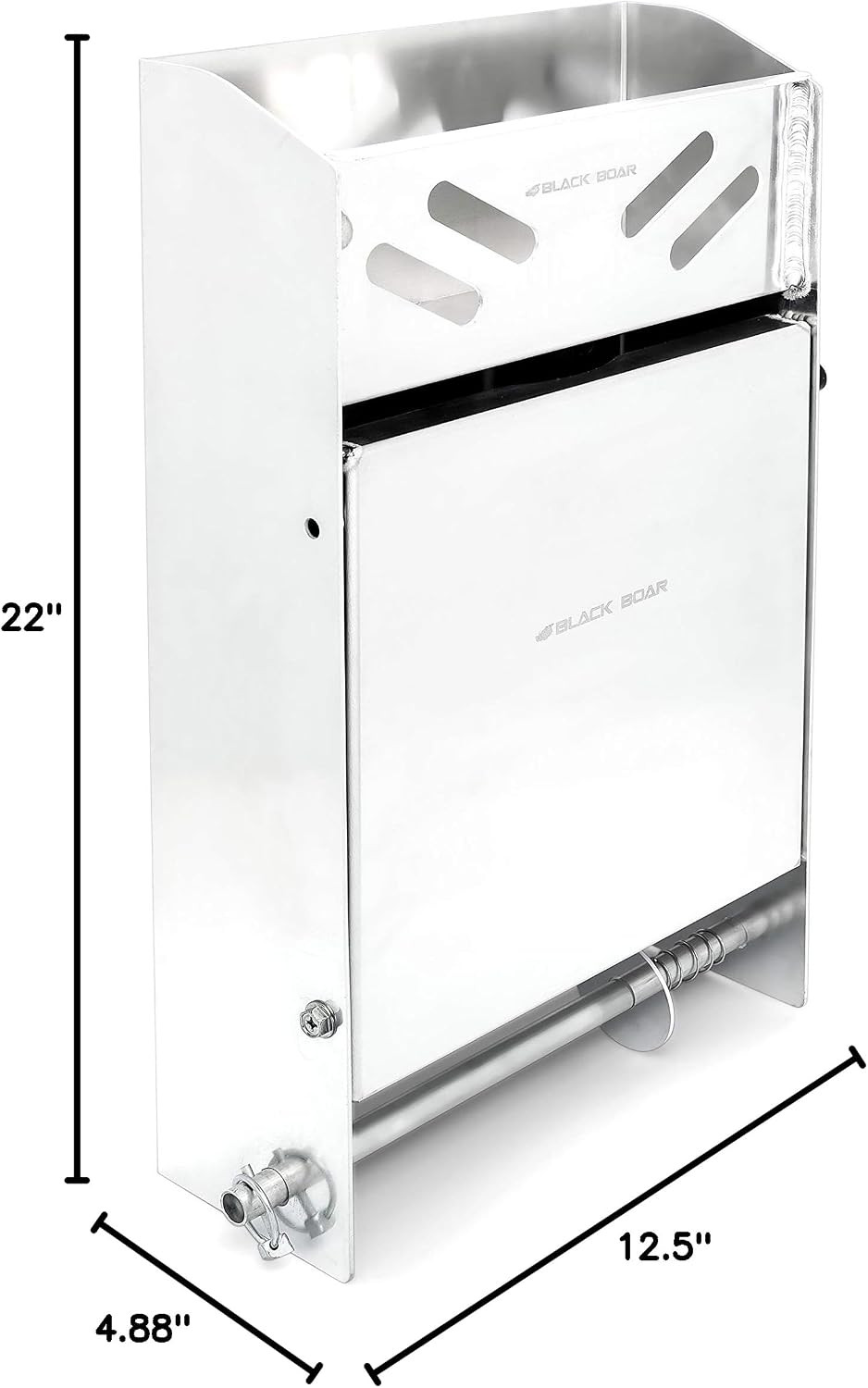 Aluminum Small Work Station for Enclosed Trailer/Garage | Includes a 12″ X 12″ F