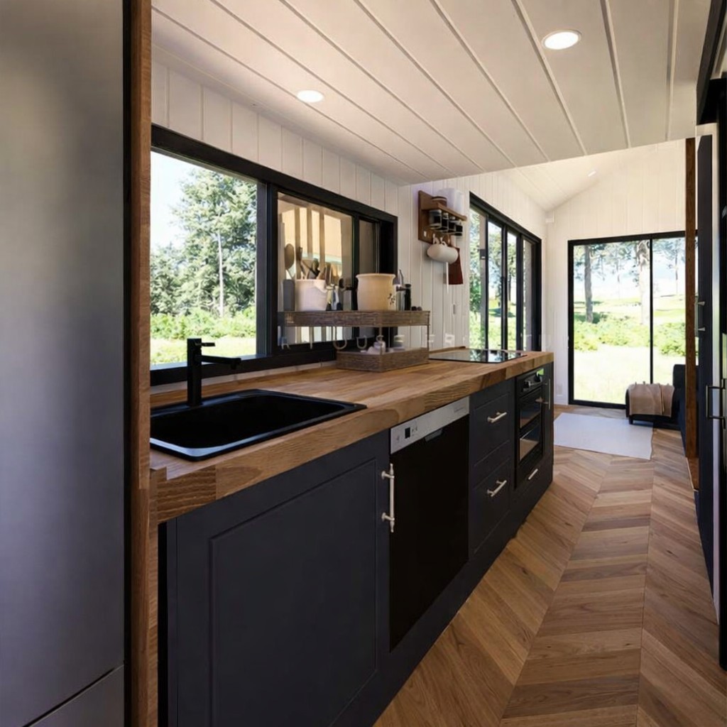 The Storm Premium Tiny Home 323SF Towable Heated Floors $89,900 FREE SHIPPING