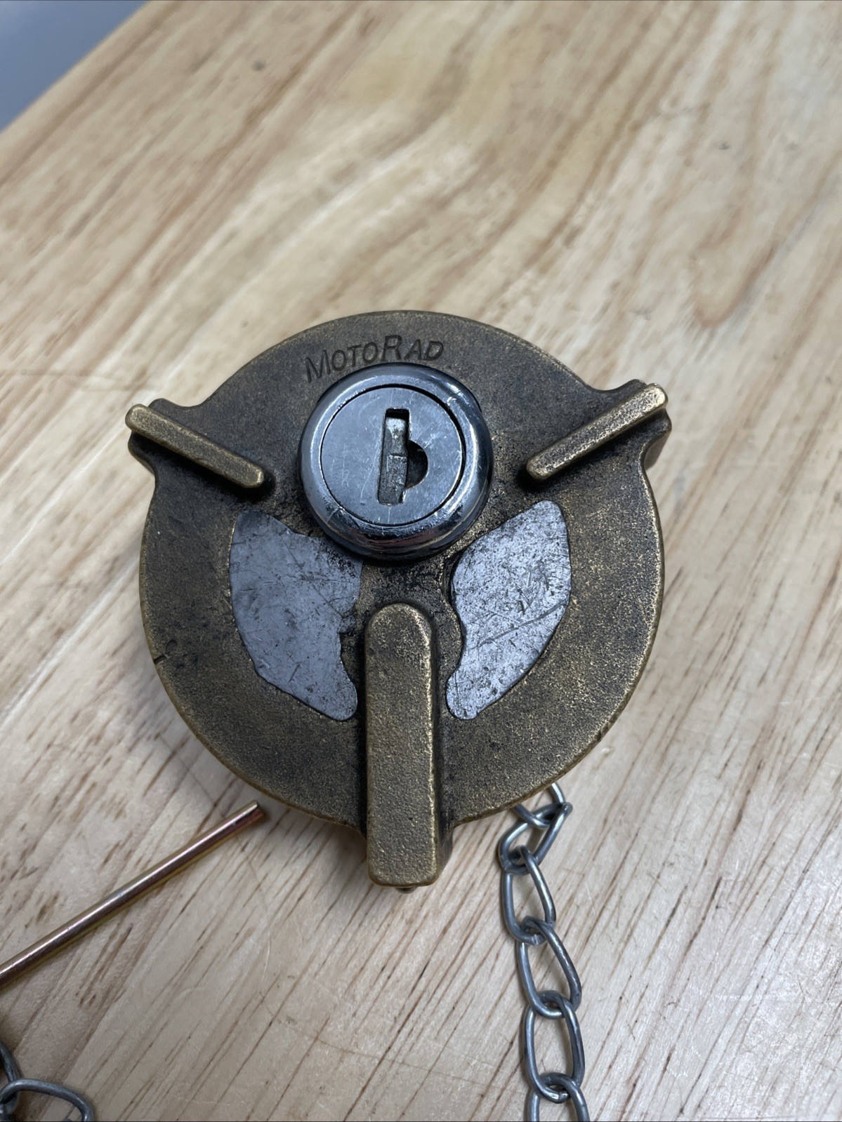 MotoRad 2501-11 Heavy Duty Fuel Cap with Lock No Key