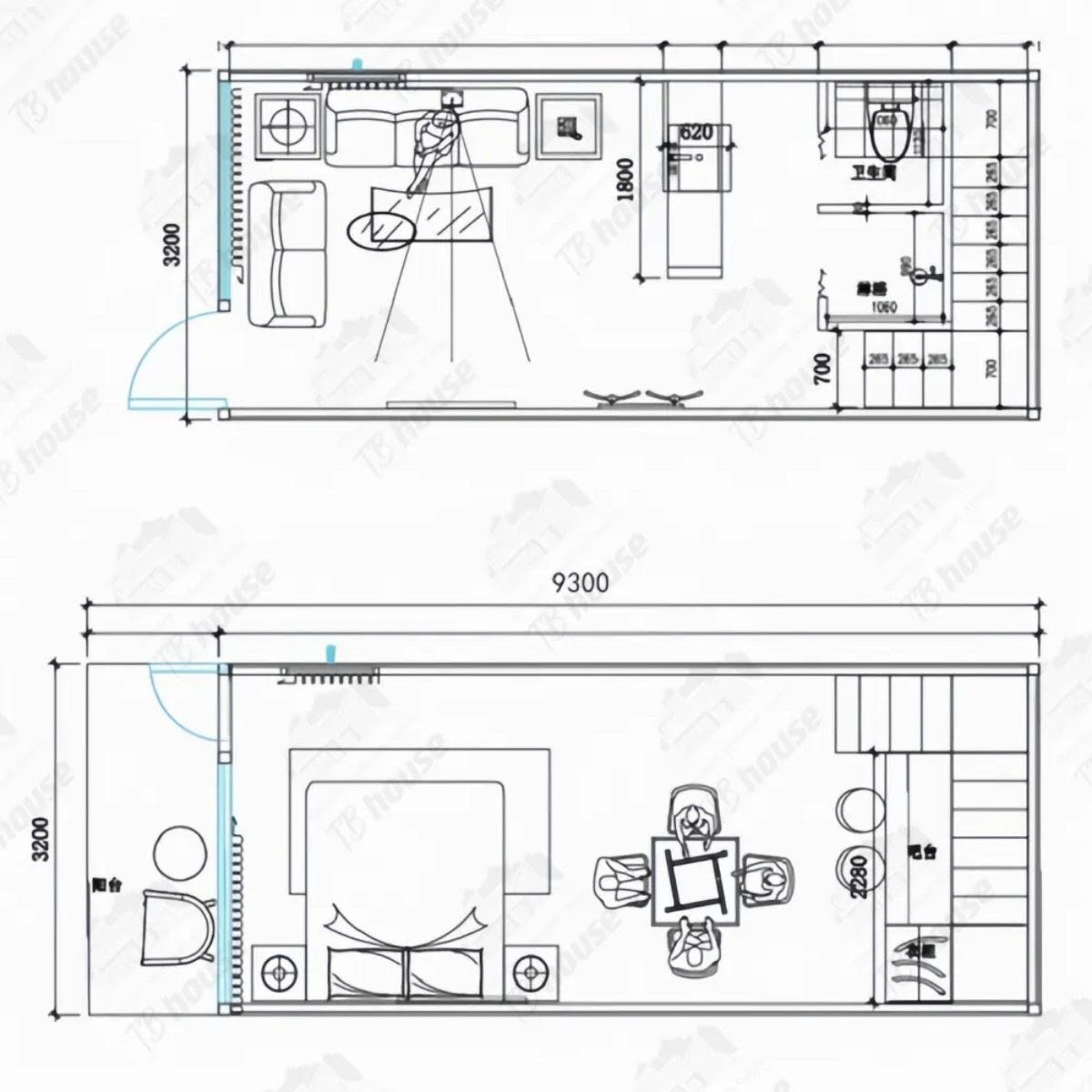2 Story Luxury Home 10.5ft X 28ft With Balcony