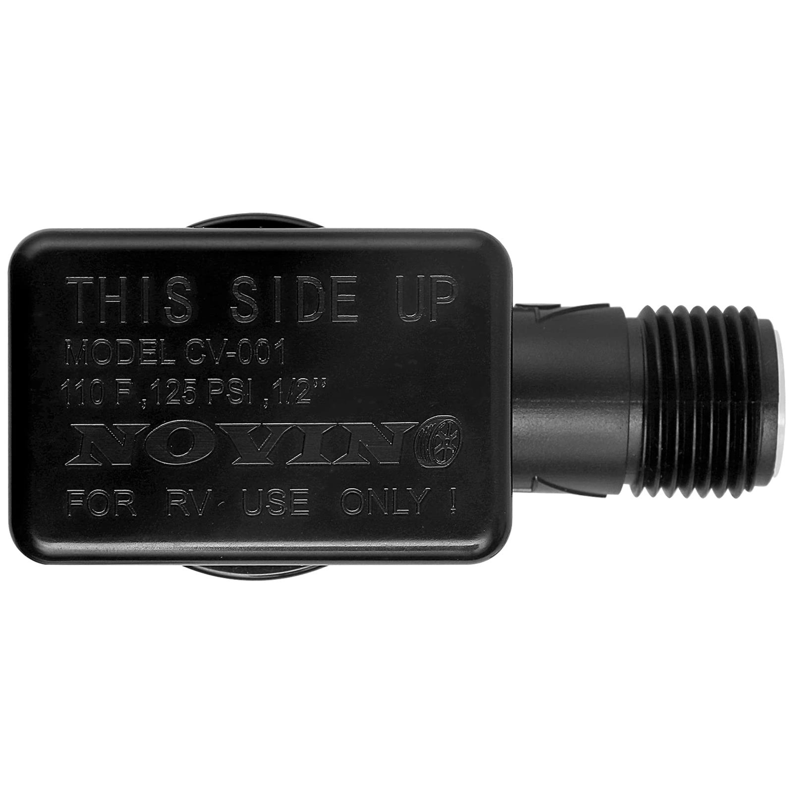 RV Vacuum Breaker Check Valve,Camper Black Tank Flush 0.5 inches,