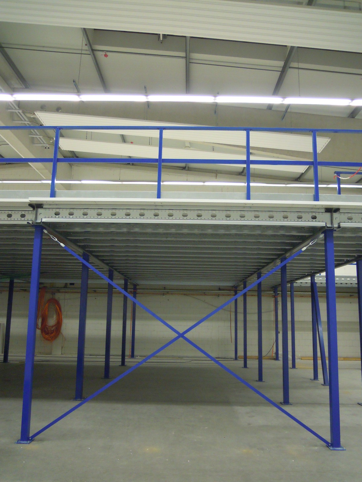 118×13 – 1534SQFT Mezzanine Floor, Including Bracing, Wood Flooring, 1 Staircase
