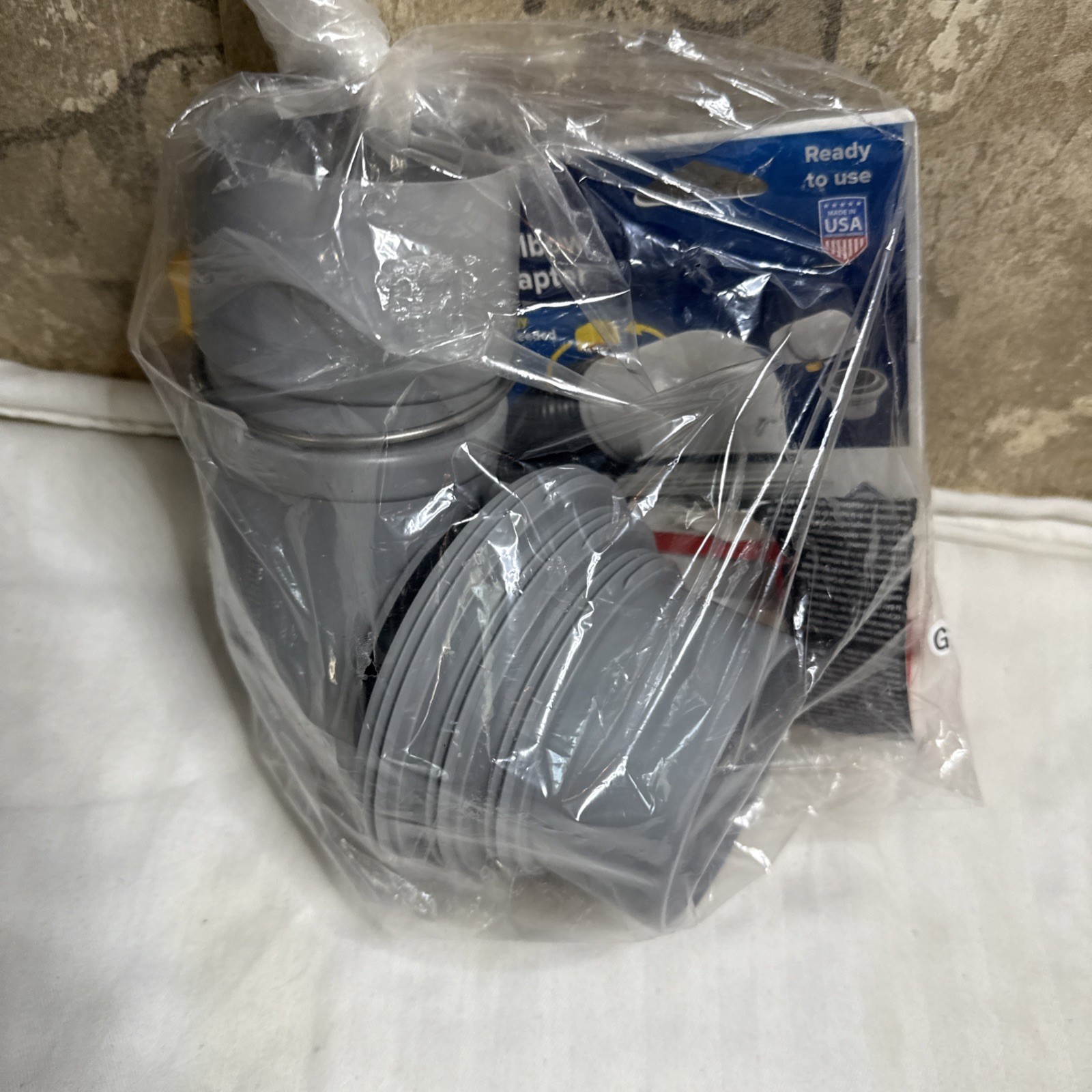 Easy Slip Elbow Fitting and 4-in-1 Adapter for RV Sewer Hose (39144)