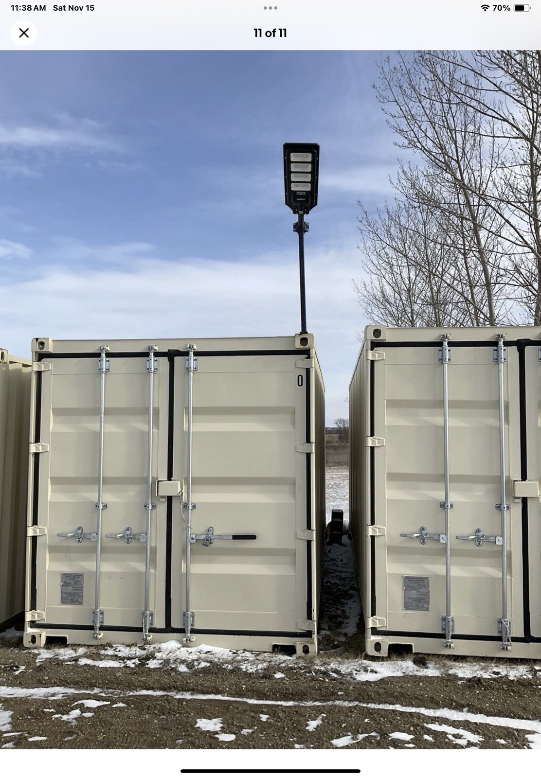 Shipping container Solar Light Universal Mounting Bracket Only (Read Details)