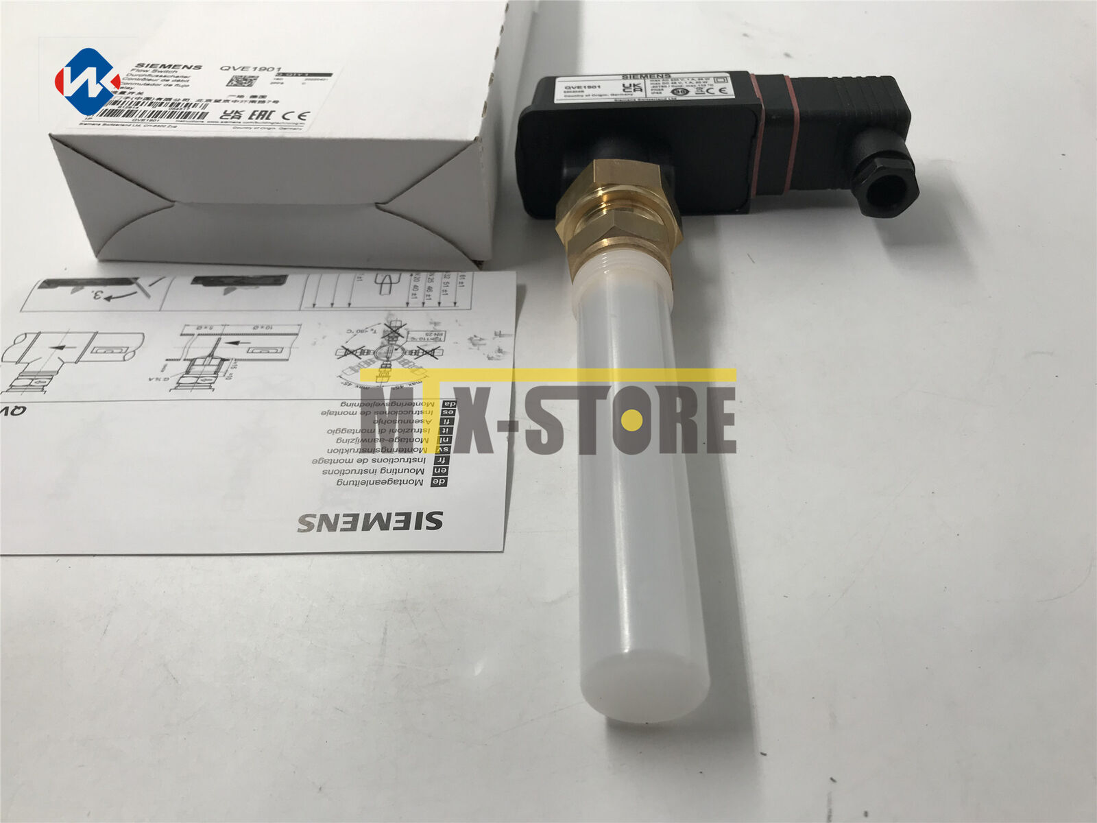 Siemens QVE1901 Pump Flow Switch Sensor Controller
