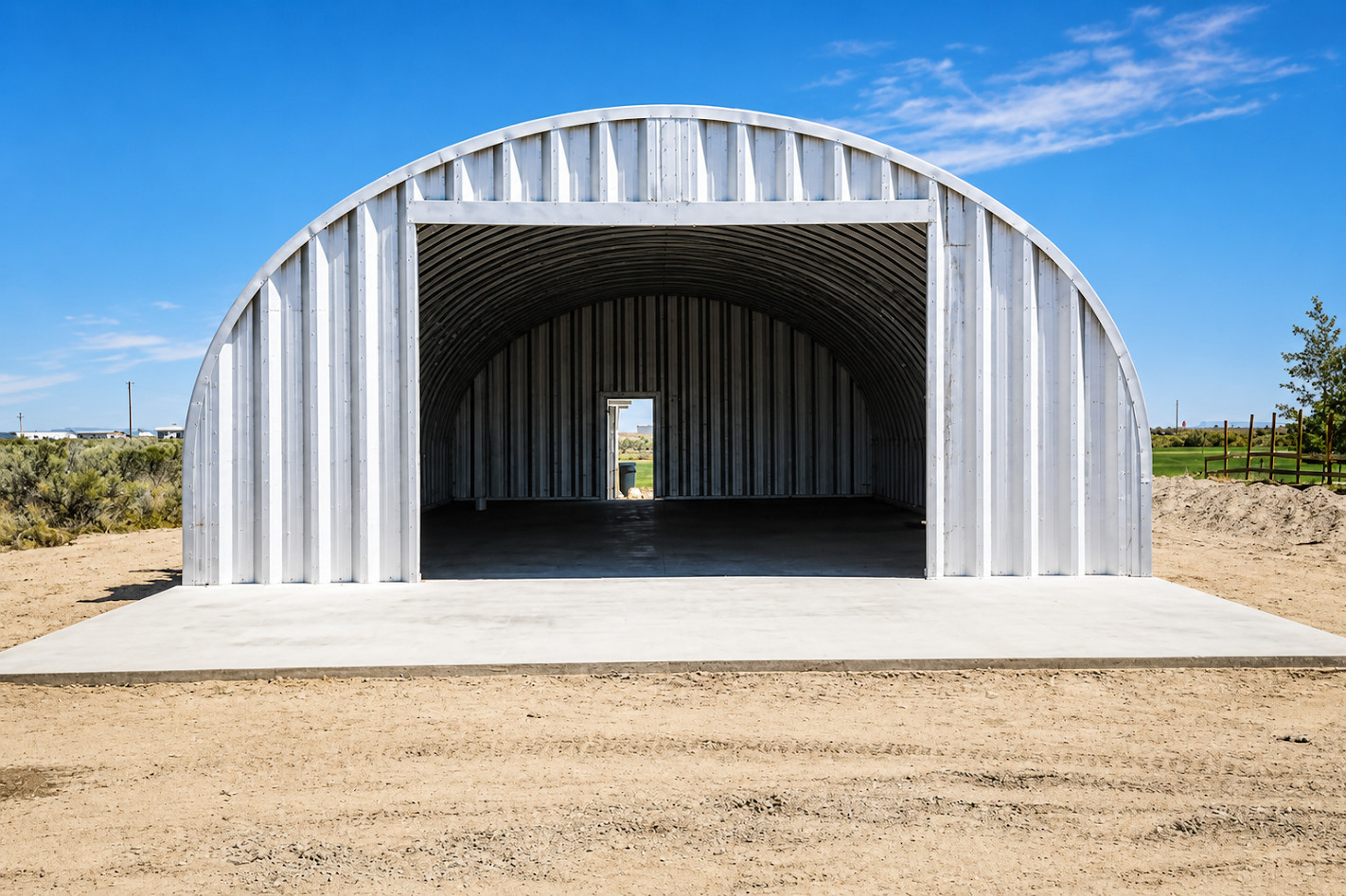 25x21x14 DuroSPAN Arch Building Kit DIY Workshop w/ End Walls Factory DiRECT