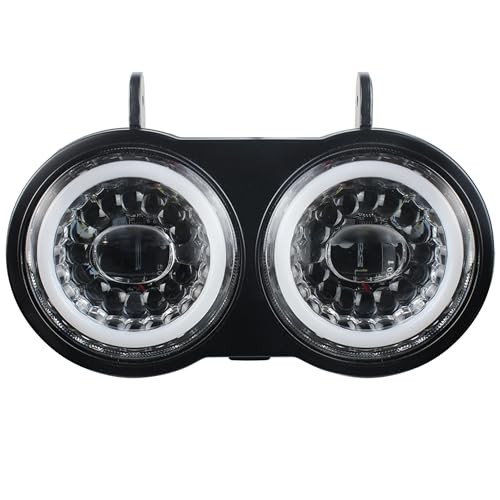 Motorcycle LED Headlight Buell XB Halo White