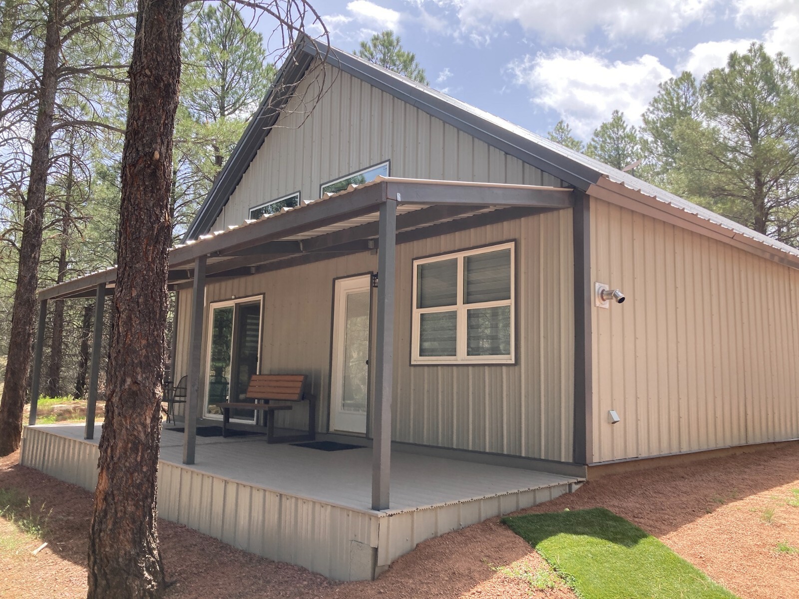 ARIZONA FIRE RESISTANT 30 X 30 GALVANIZED STEEL CABIN KIT
