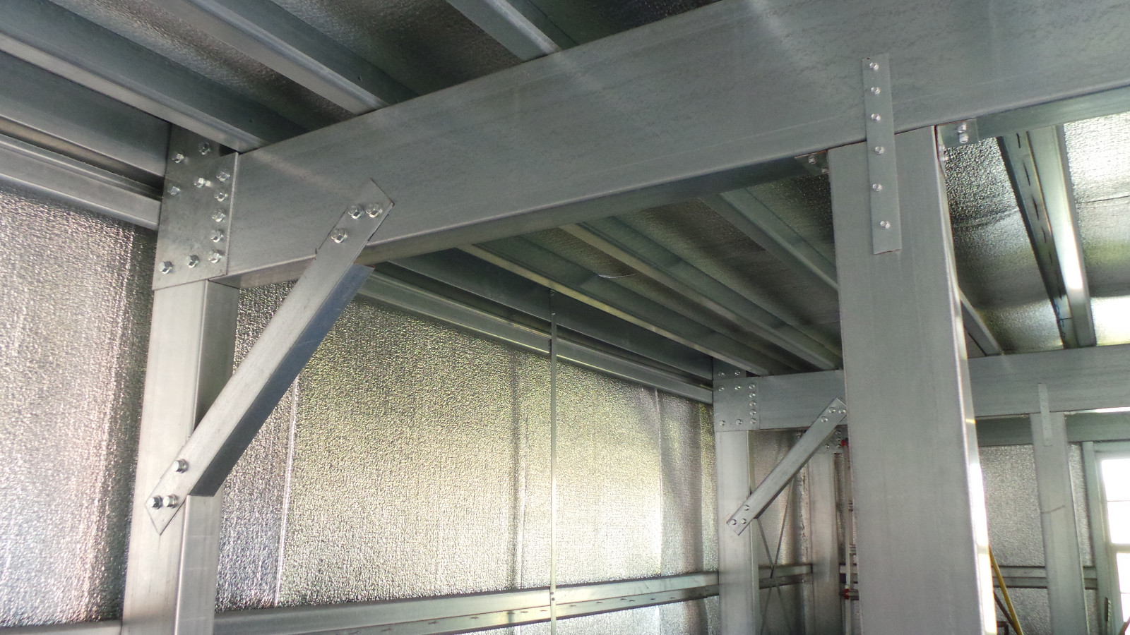 GAMBREL GARAGE SHOP HOME STEEL BUILDING 2nd FLOOR -All METAL