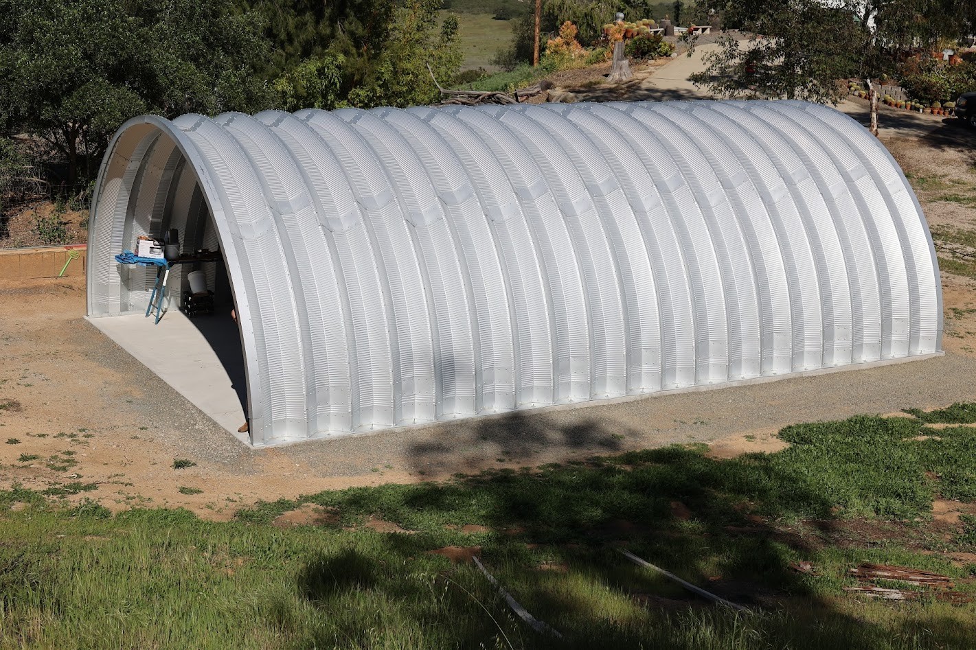 45x64x18 DuroSPAN Steel Off-Grid Cabin Barn Building Open Ends Factory Direct