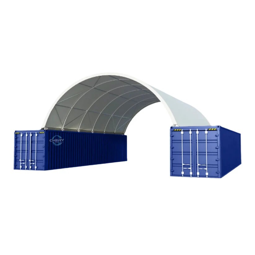 40x40x13 Shipping Container Shelter Canopy * 11oz PE* Fabric Conex Roof Cover