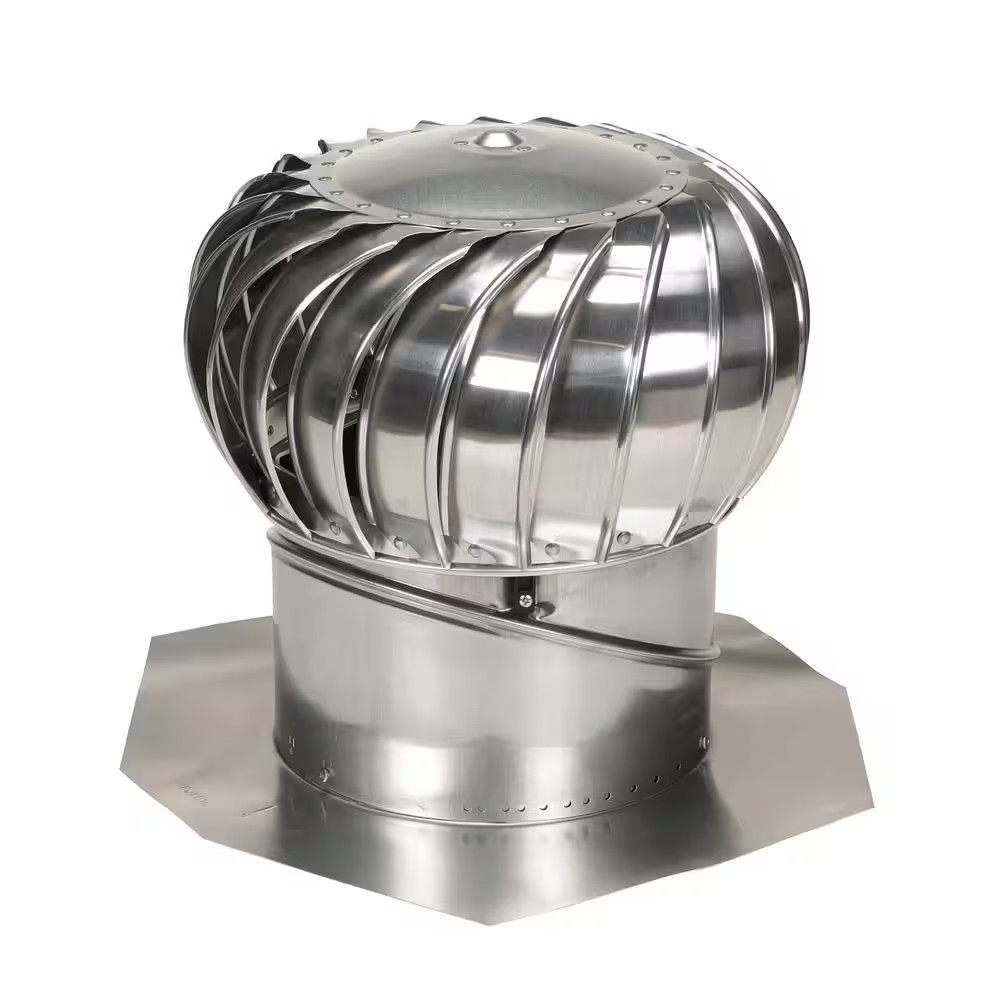 14 In. Mill Aluminum Internally Braced Wind Roof Turbine