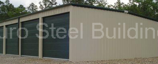 DURO Steel 50’x120’x8.5 Building &24- 10′ by 25′ Mini Self Storage Units DiRECT