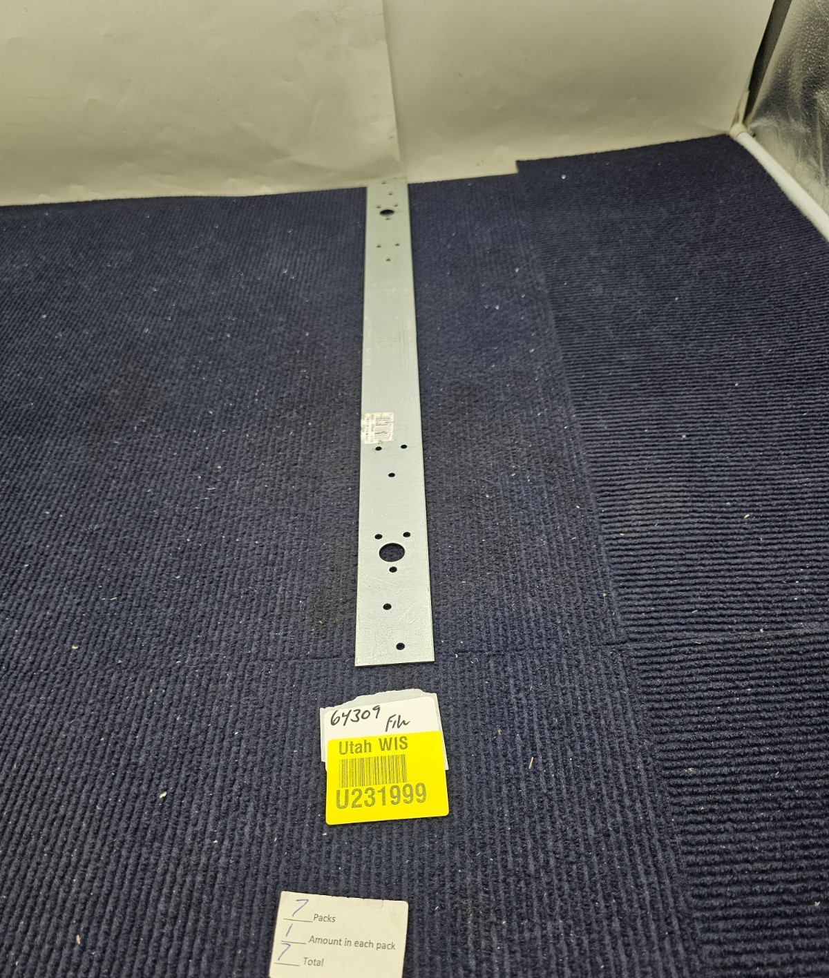 (QTY 7) Simpson Strong-Tie RPS22 1-1/2 Inch x 22-5/16 Inch Retro Plate Strap