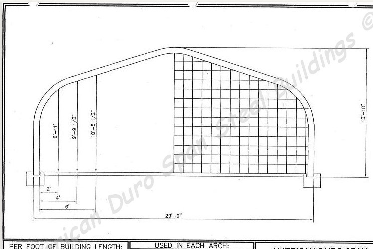 30x72x14 DuroSPAN Steel DIY BLDG Off Grid Home Living Open Ends Factory DiRECT