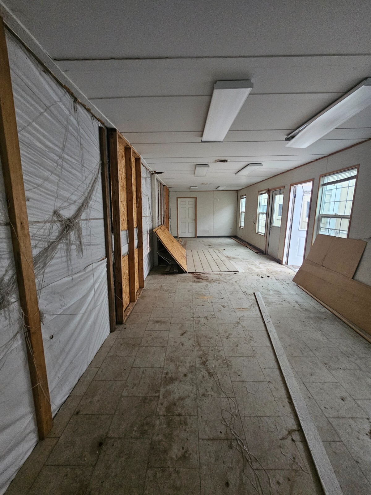 Double wide office trailer