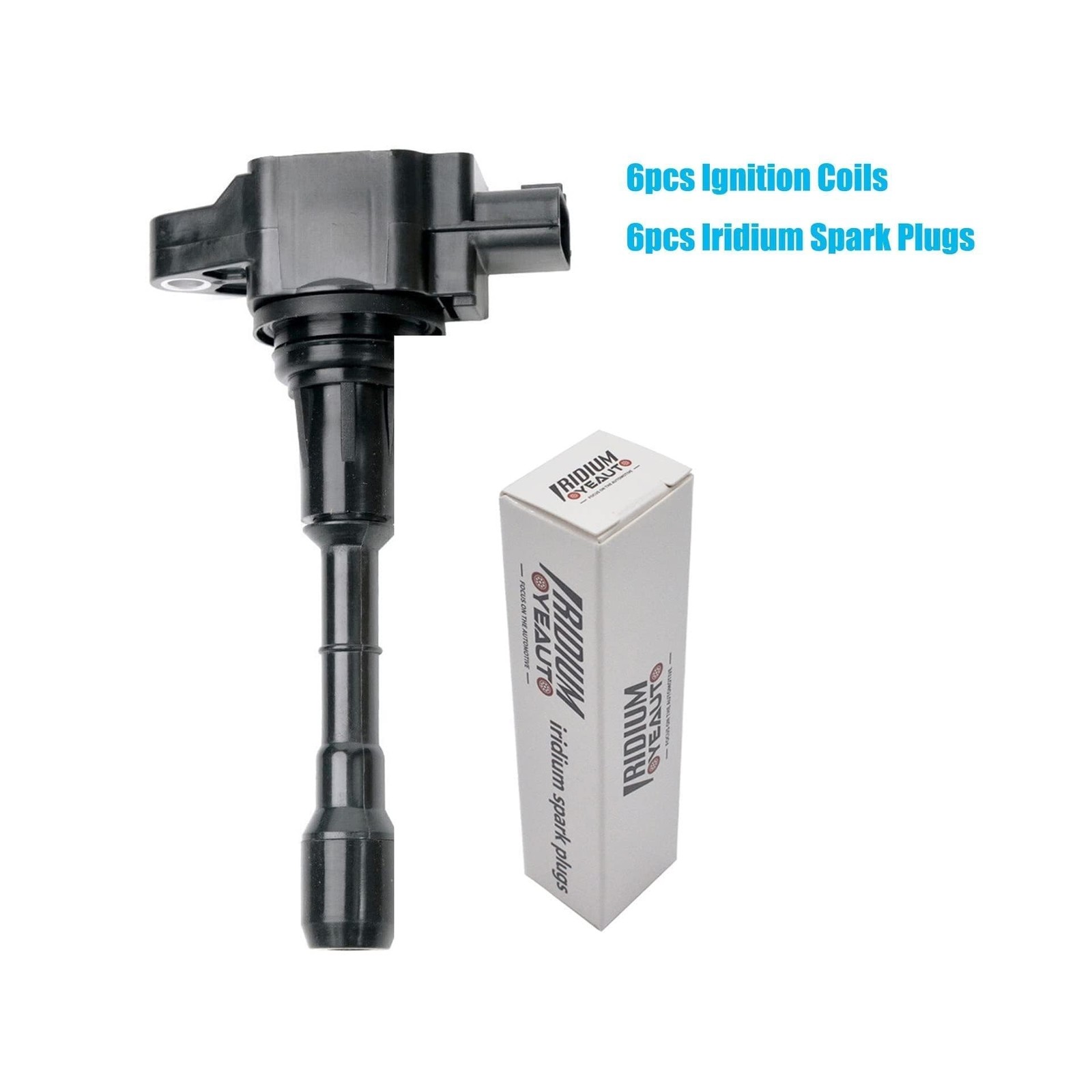UF550 Ignition Coil Pack 22448JA10C and Iridium Spark Plug 93501 Se… Fast Ship