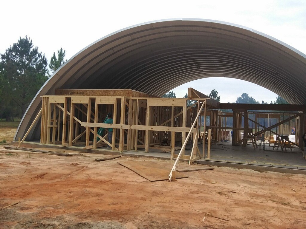 40x30x18 DuroSPAN Steel Off-Grid Grow Food Building Open Ends Factory Direct