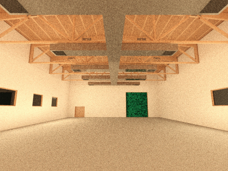 1-Story Industrial Building 3D Model DWG | Wood Frame Structure
