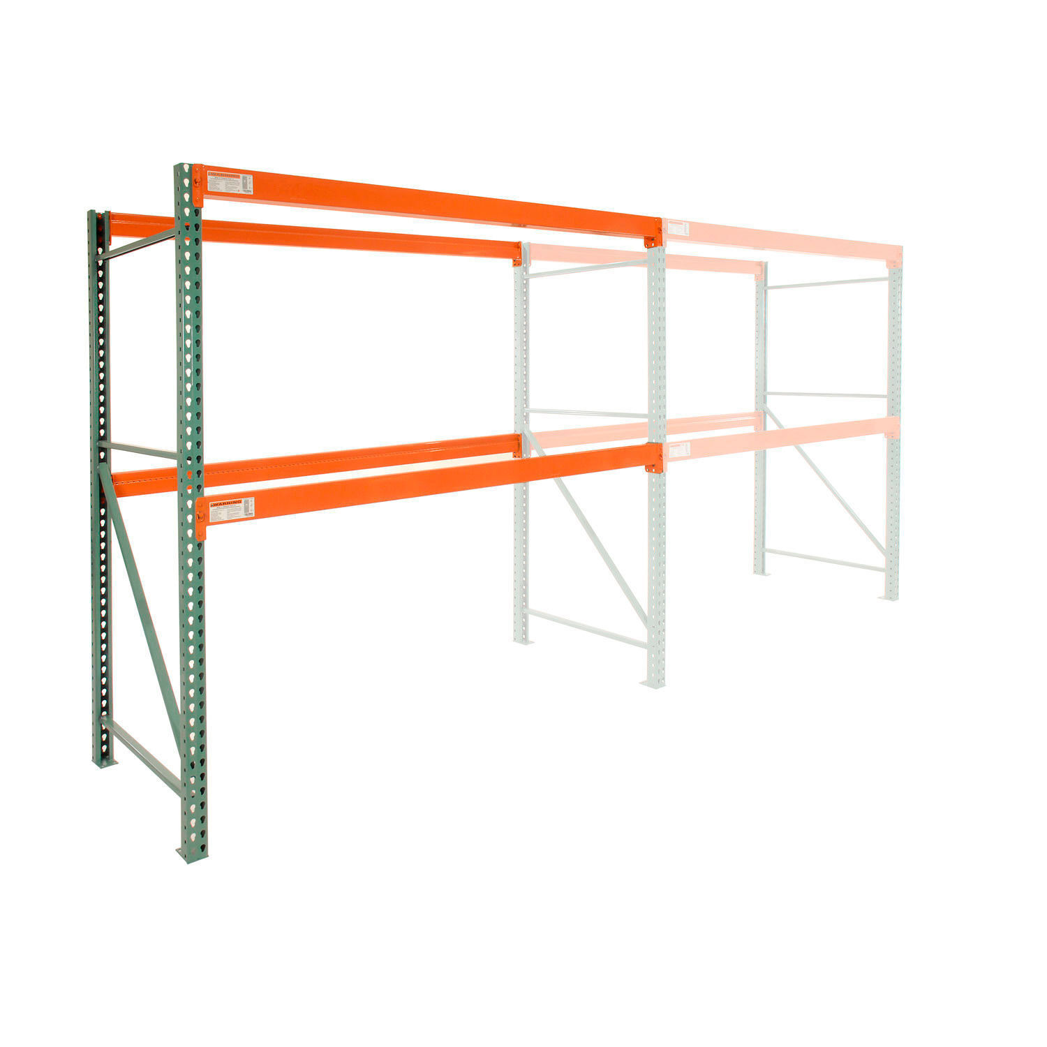 Global Industrial Teardrop Pallet Rack Add-On 48″W x 42″D x 192″H