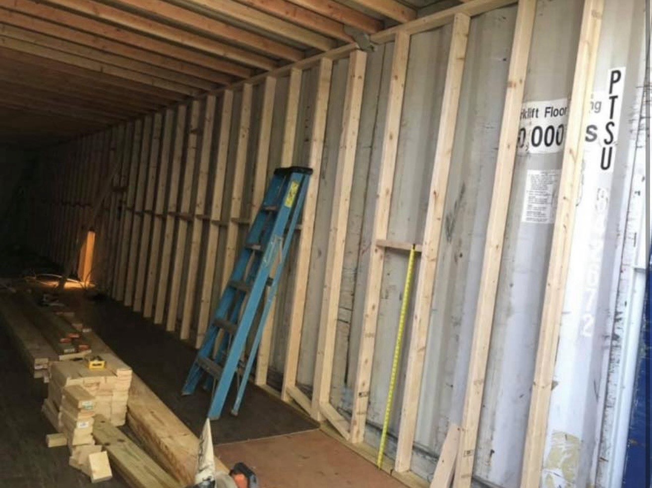 Shipping Container ready for Tiny House, She Shed, Man Cave, Storage, Grow House