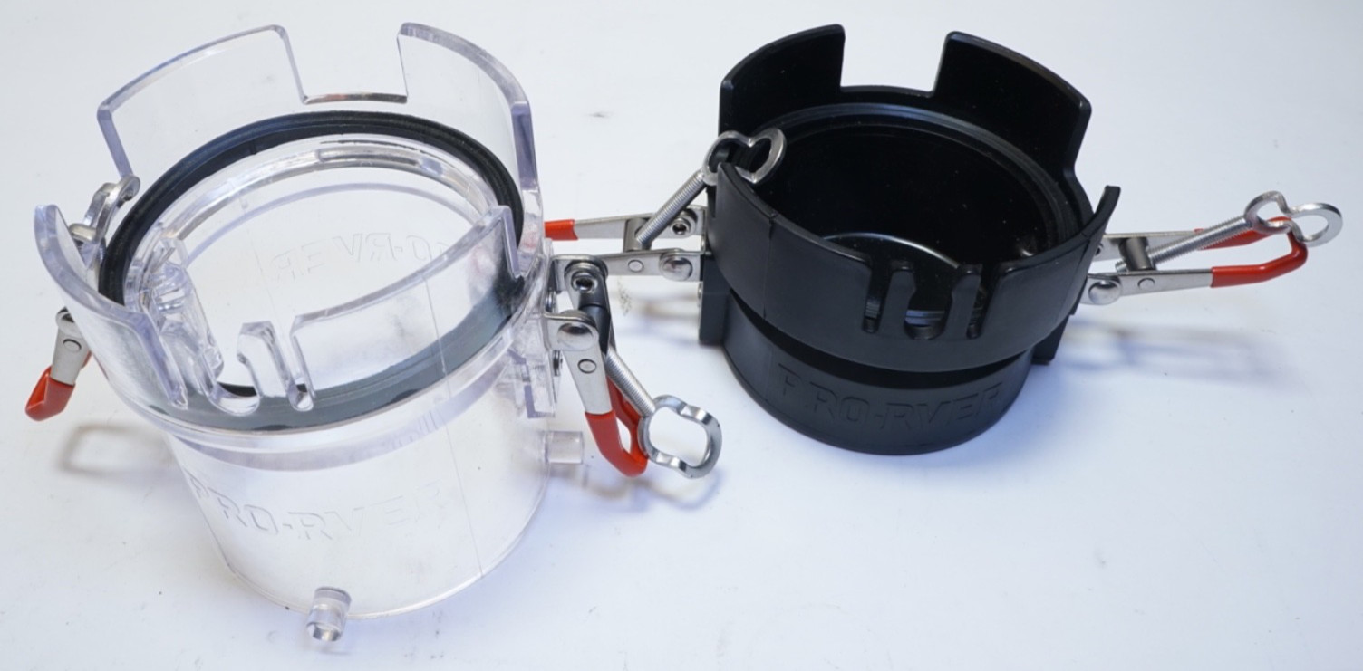 NO HARDWARE! New PRO-RVER RV Sewer Hose Connector Push Lock Ships FREE
