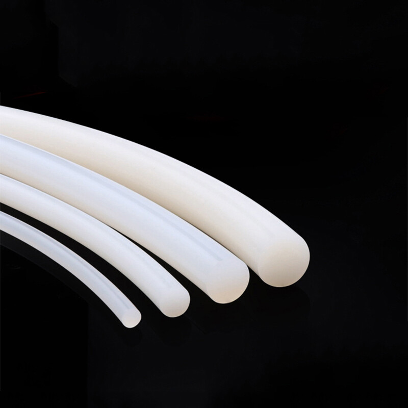 Ø1-25mm Silicone Rubber Solid Sealing Strip Gasket Round Bar Waterproof Non-slip