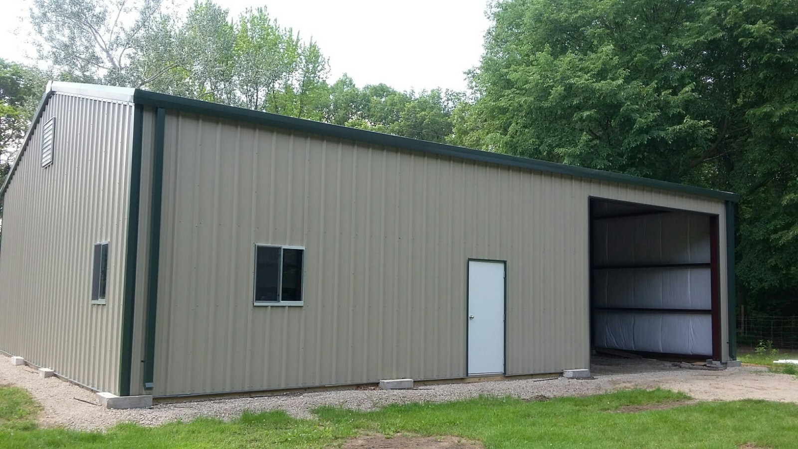 30×50 Steel Building SIMPSON Metal Garage Storage Shop Building Kit