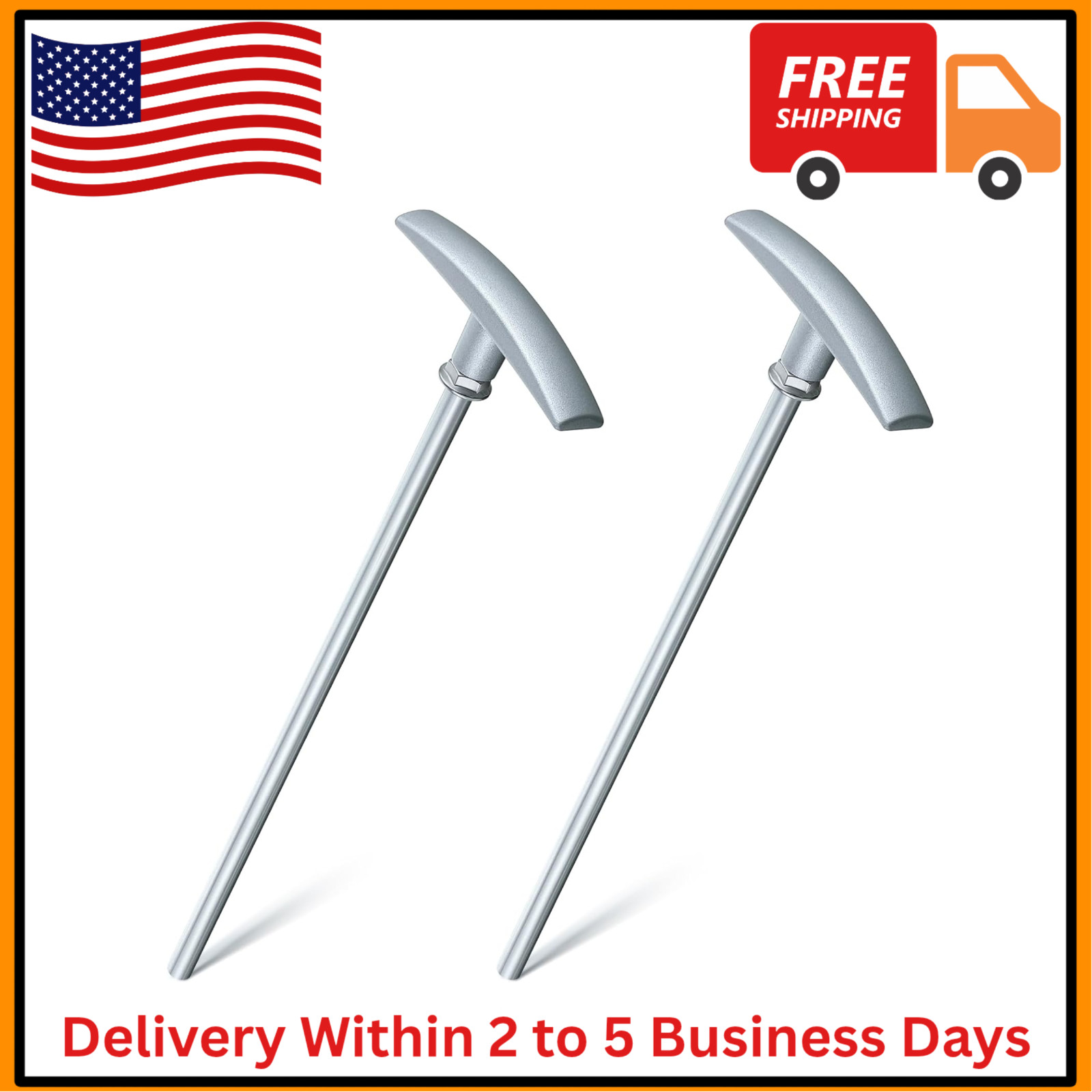 2 Pcs 9″ RV Waste Valve Extension Tube Replacement, Universal Fit RV Sewer Valve