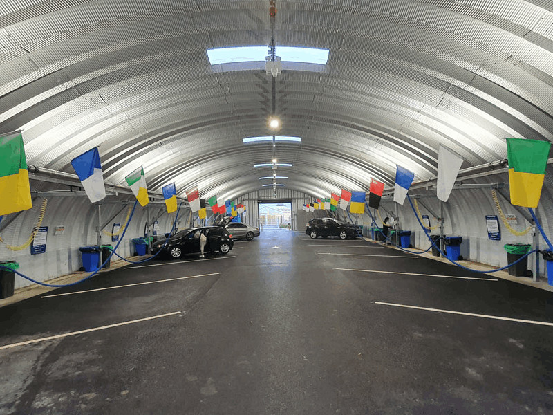 DuroSPAN S-Model 35x30x16 Steel Arch Building | Clear Span | with End Walls