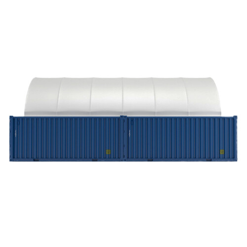 20’x40’x6.5′ PVC Canvas Fabric Building Shipping Container Canopy Shelter 18Oz