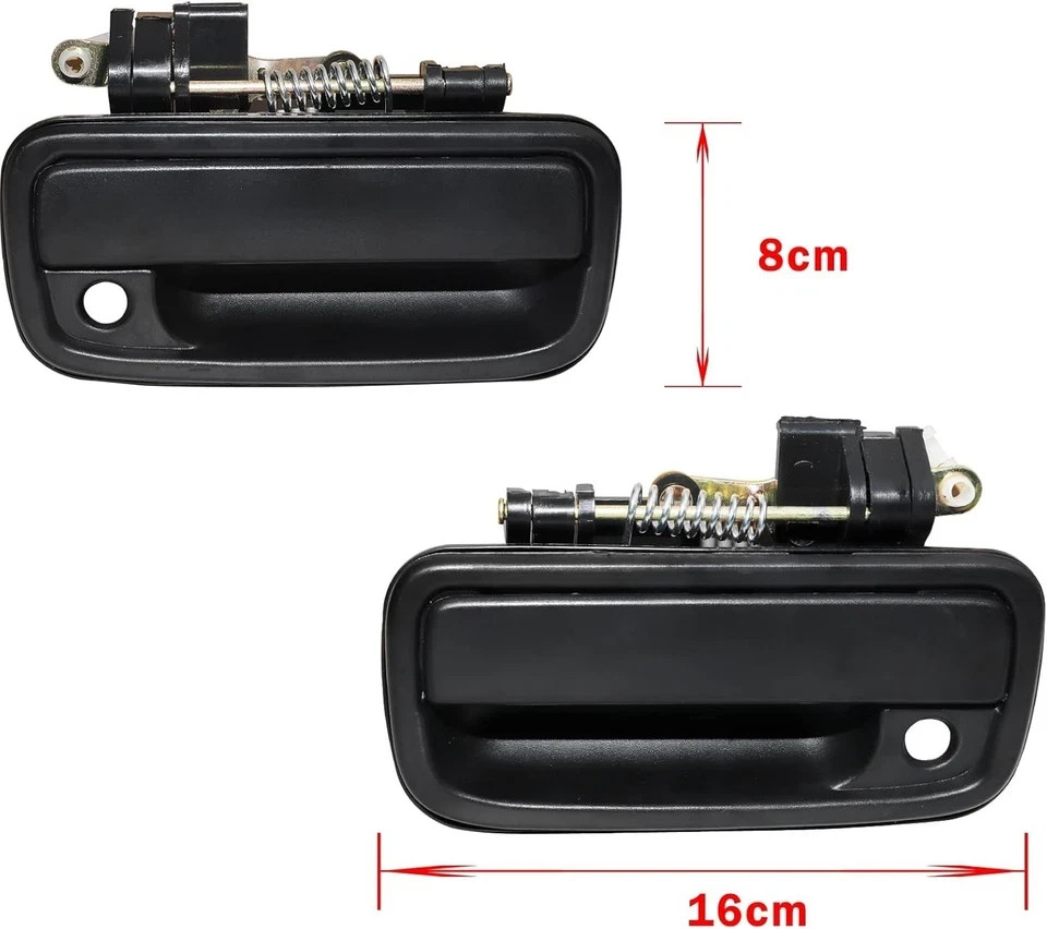 69210-35020 Black Front Right Passenger Exterior Outside Door Handle for Toyota*