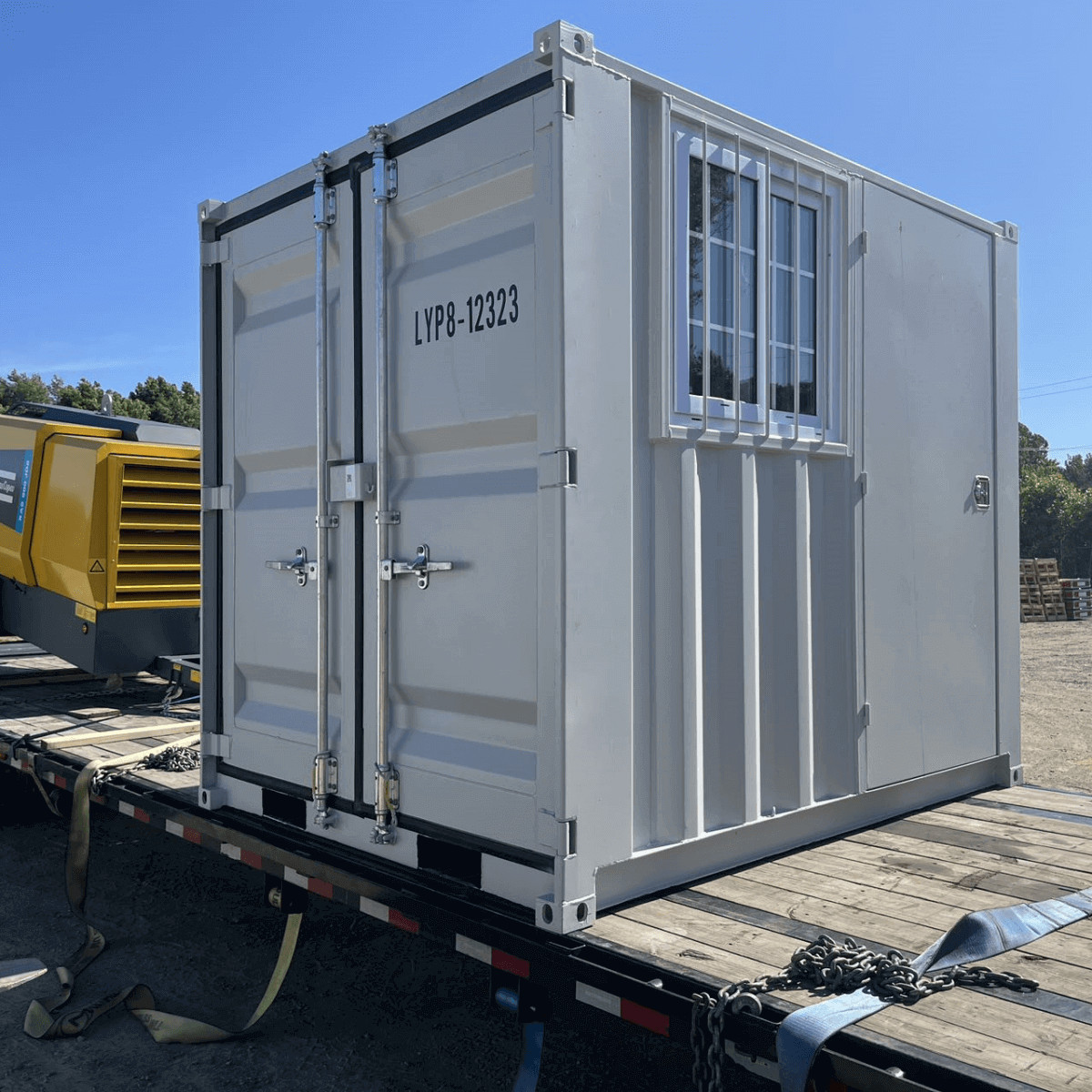 8FT Cubic Shipping Container | Lockable Door & Window | Portable Office | Storag