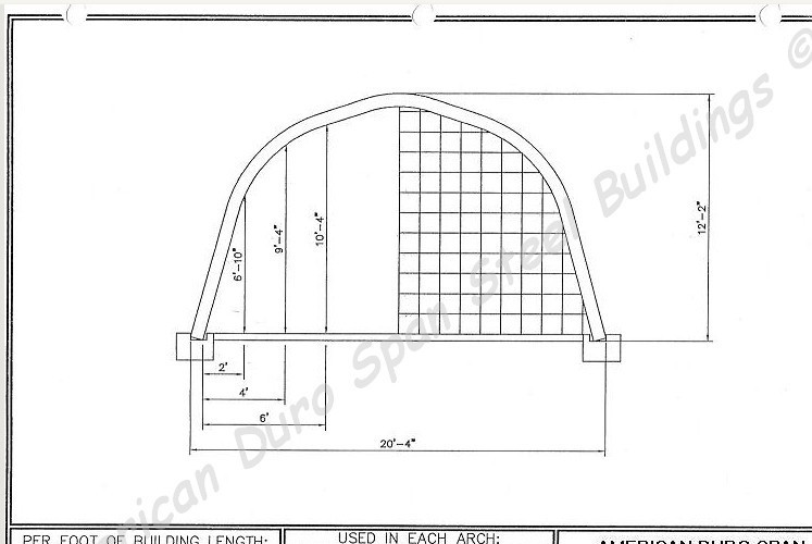 25x25x14 DuroSPAN DIY Steel BLDG Garage Workshop Kit Open Ends Factory Direct