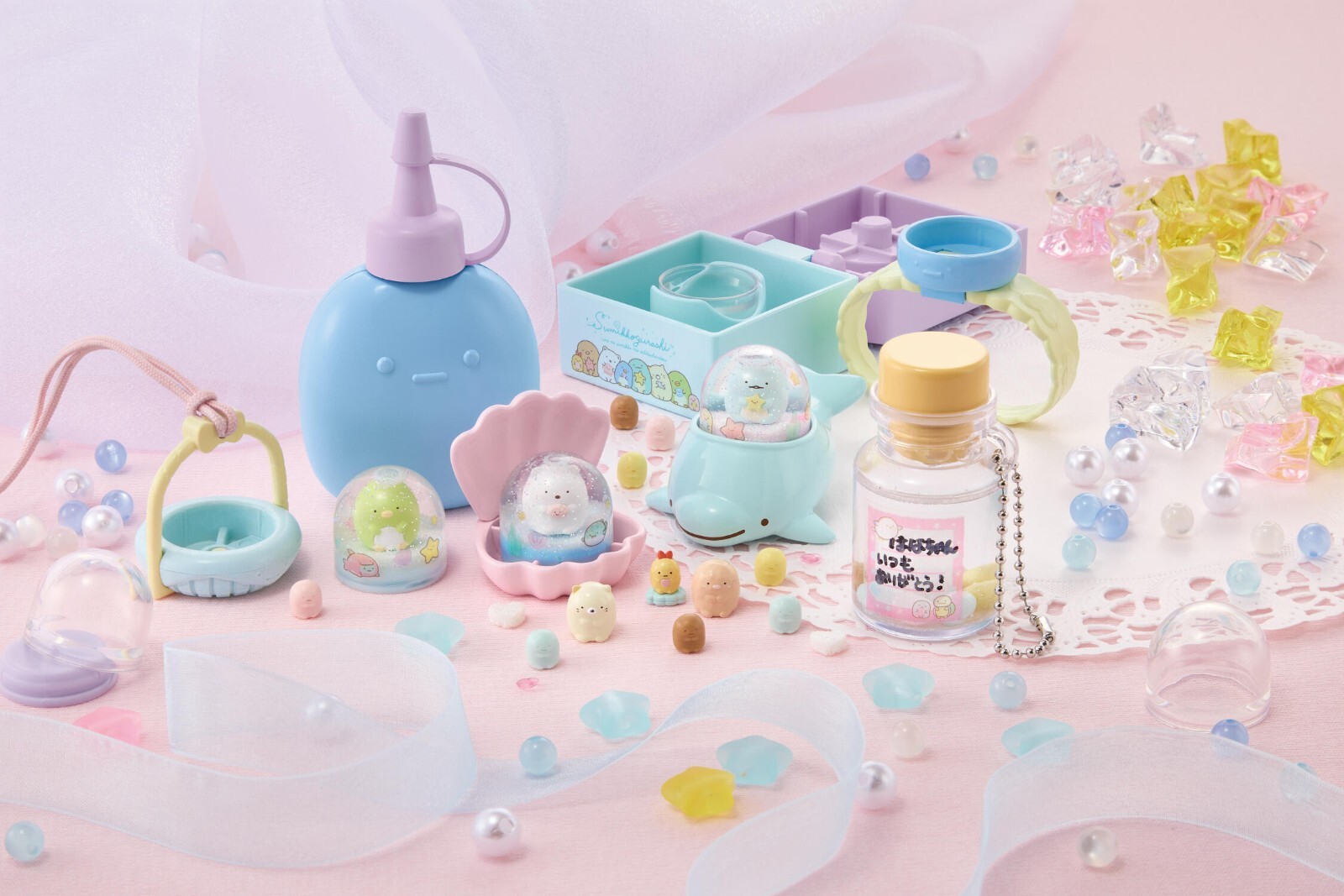 Sumikko Gurashi Sparkling Snow Globe Sumikko and Umikko shipping free Agatsuma