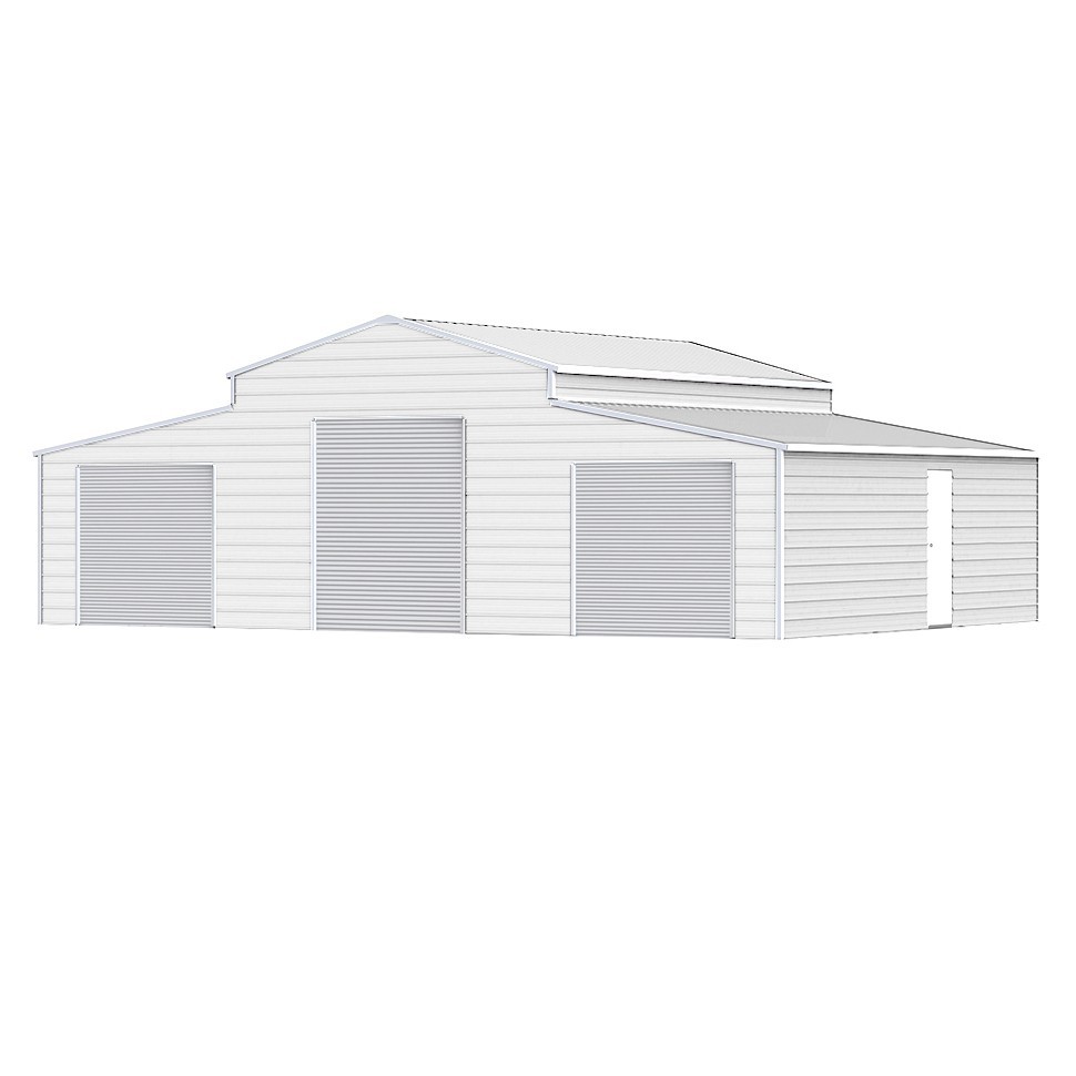 42x30x13FT Heavy Duty Garage Reinforced Steel Barn Shed for Farm Use 1260 sq.ft.