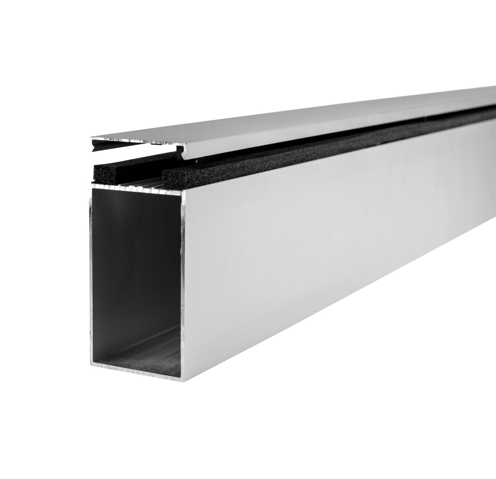 CGP Single-Slide Door System, Glass Aluminum 3-Wall 9’x6’x6’x8′, Clear Anodized