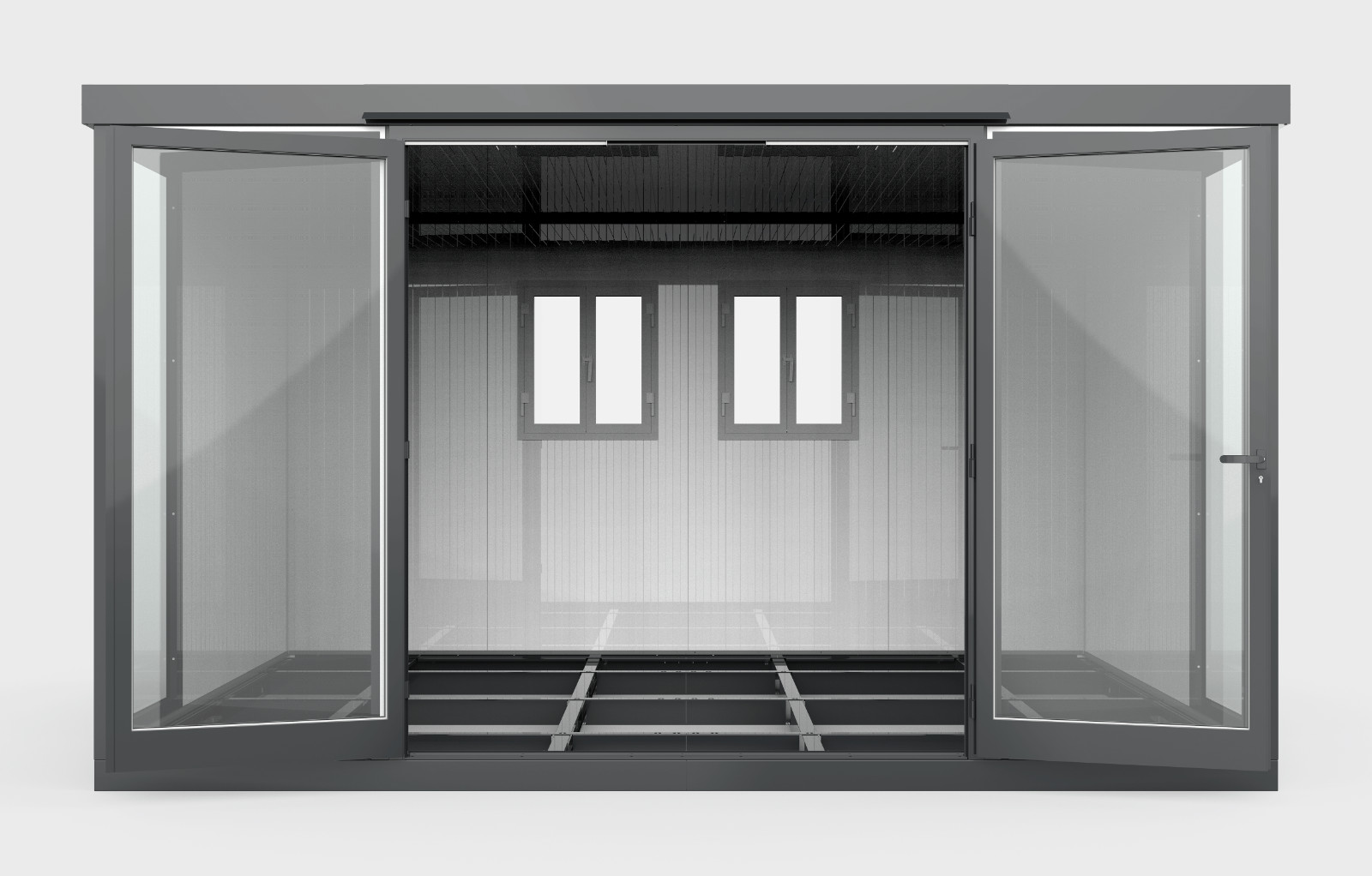 Duramax 13×10 Garden Glass Room, Outdoor Office, Shelter, and Insulated Building