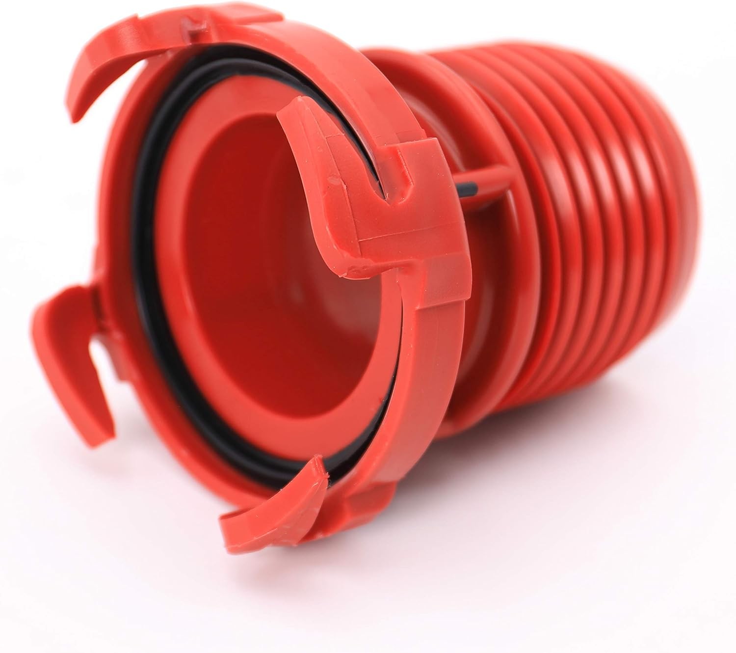 Valterra F02-3101 RV Drain Hose Connection EZ Coupler Valve Adapter , Red