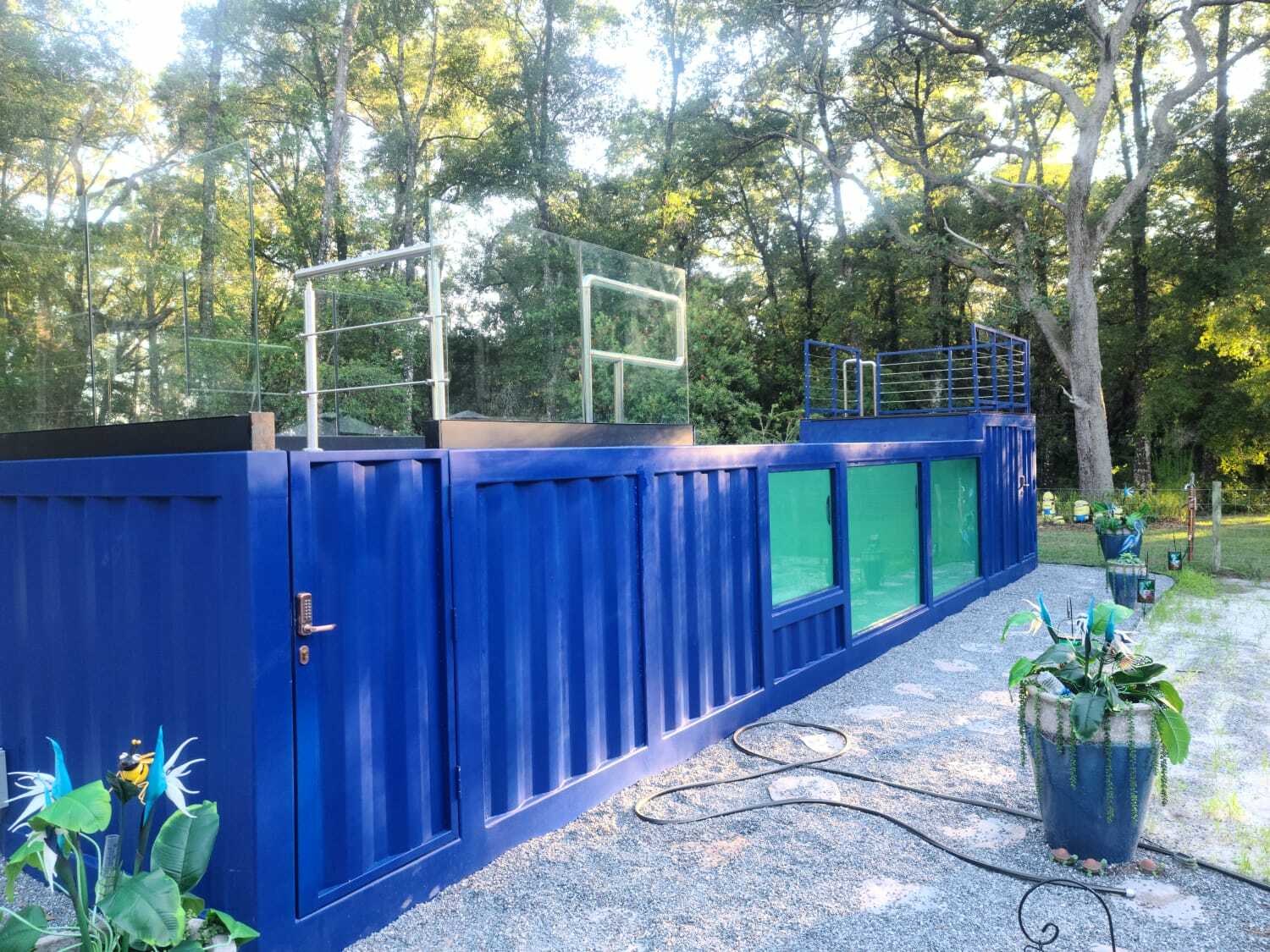Shipping Container Swimming Pool with Dressing Room 38ft. Catalog