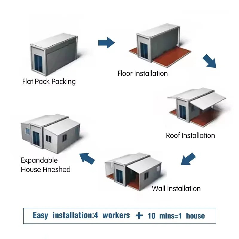Factory Cheap Price Mobile Folding House Waterproof Mobile Mobile House
