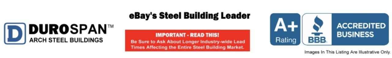 70x100x20 Steel Building Kit | Rigid Frame I-Beam | Commercial Grade | DuroBEAM